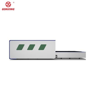 Macchina di taglio laser per lamiere di metallo industriale a doppia tavola modello 6000w con configurazione a 4 assi e servomotore Yaskawa