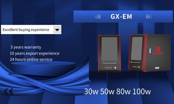 Win XP/7/8/10/11 64bit JCZ Ezcad Control System Fullcover 2D/3D Long Service Life Macchina di marcatura laser UV per metallo e non metallo