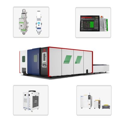 Automazione Schneider Electric-Francia 2000/3000W Fibre Laser Cutting Machine per piastre e tubi integrati in metallo