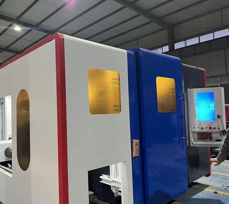 Automazione Schneider Electric-Francia 2000/3000W Fibre Laser Cutting Machine per piastre e tubi integrati in metallo