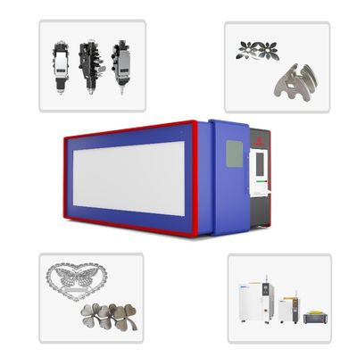 Raycus 3KW Full Safety Cover Fiber Laser Metal Cutter per il taglio di lamiera di rame galvanizzato Spessore di taglio 20 mm