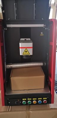 Modalità di raffreddamento raffreddamento ad aria 20W 30W 50W metallo in acciaio inossidabile alluminio macchina di marcatura laser a fibra da scrivania per industria