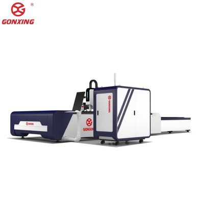 2024 GX-S Modello di piattaforma navetta macchina di taglio laser a fibra industriale pesante lamiera di metallo e tubo con spessore di taglio di 20 mm
