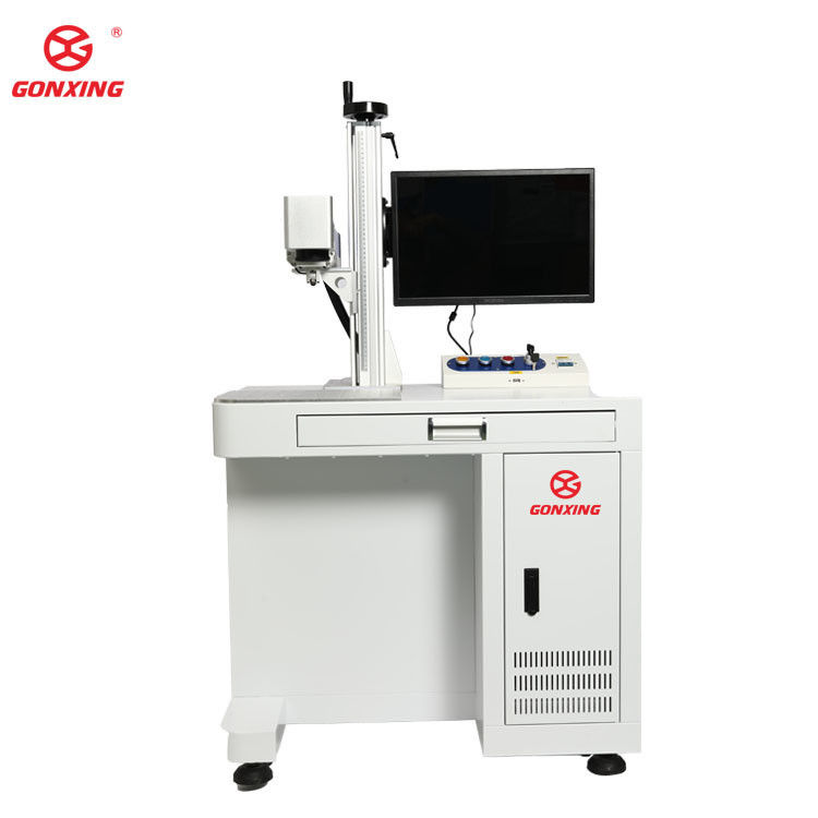 Modalità di incisione ad alta precisione Pulsed Mini Portable Desktop MOPA Fiber Laser Marking Machine 20w 30w 60w 100w