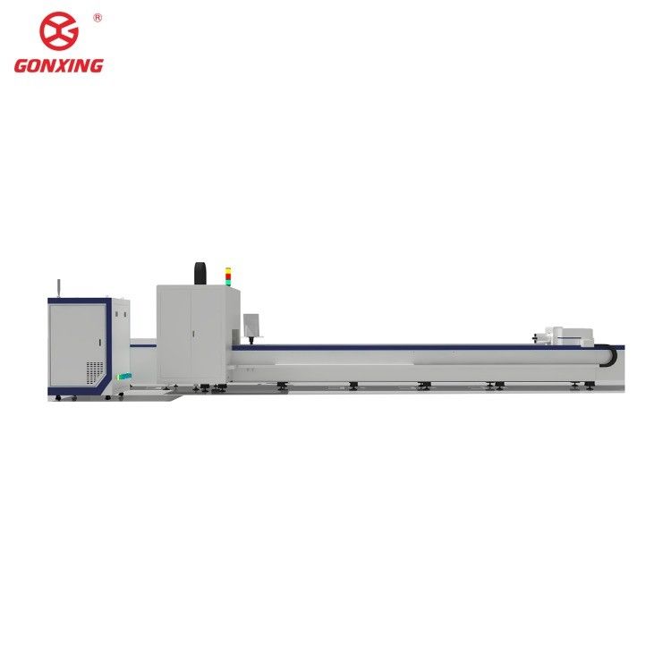 HIWIN GX-6024T Model Fiber Laser Pipe Cutting Machine Metal Tube 6M CNC Laser Cutter Machine con Raytools Laser Head