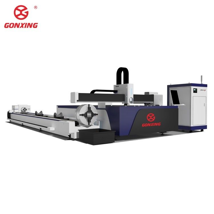 Acqua raffreddamento Acciaio inossidabile Acciaio al carbonio Foglio e tubo Modello 3015 CNC Fibra Laser Cutting Machine con spessore di taglio 20 mm GX-HT